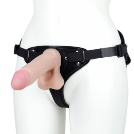 Страпон с 3 насадками Harness Woman Long