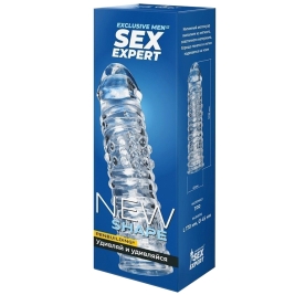 Насадка прозрачная Sex Expert SEM-55315